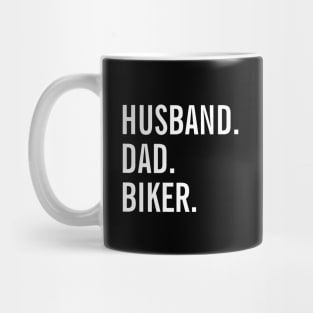 Husband Dad Biker Mug